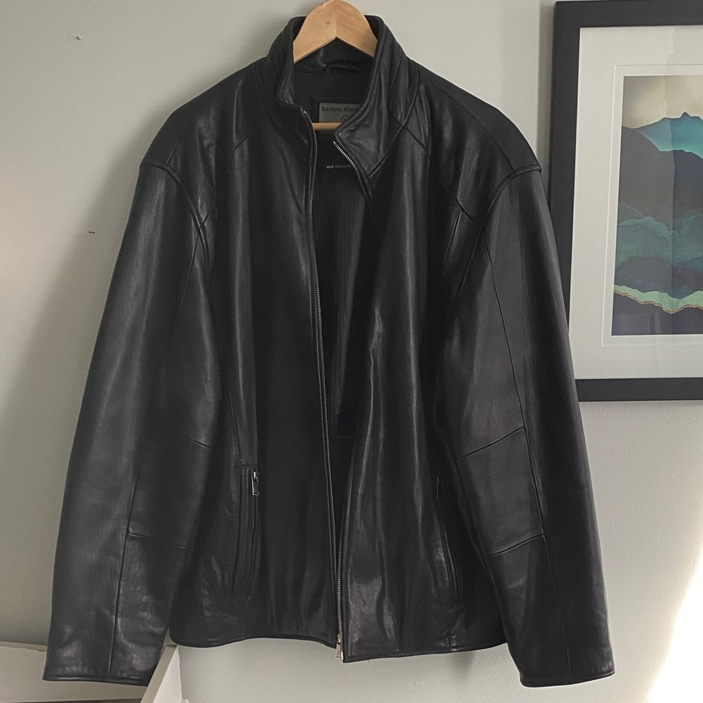 Buttery Soft Men's Black Leather Jacket